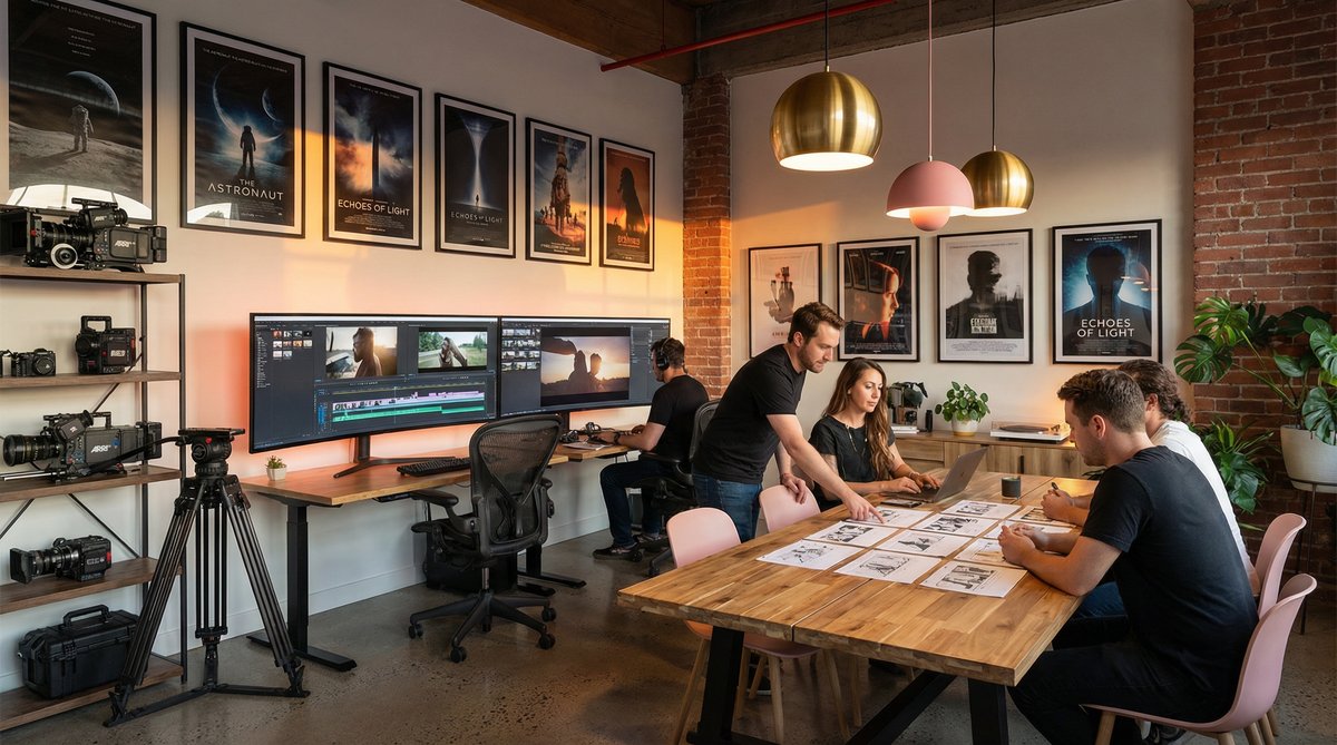 国产视频影视传媒公司办公环境